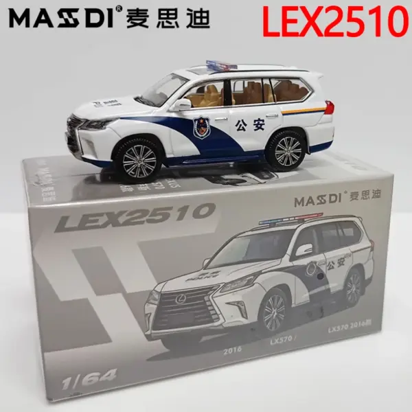 1/64 Alloy LEX1100 LS500H Vehicle Model Collector - Image 7