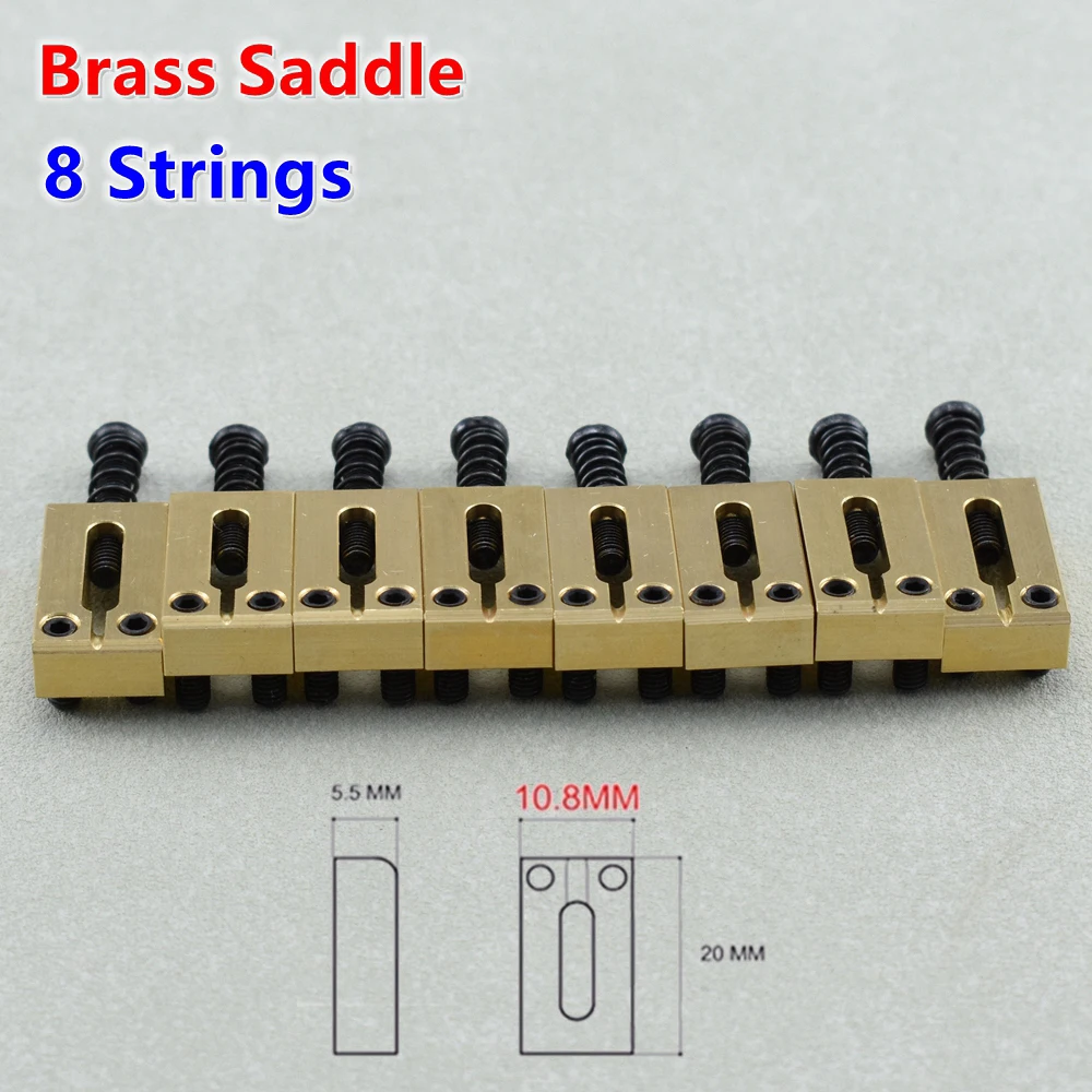 Electric Guitar Bridge Saddles Set 10.5MM/10.8MM 25 Electric Guitar Bridge Saddles Set 10.5MM/10.8MM - Image 25