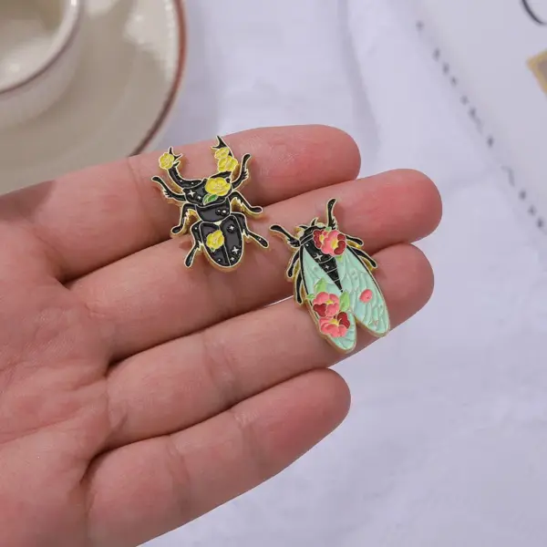 Cute Butterfly Enamel Pin for Accessories - Image 4