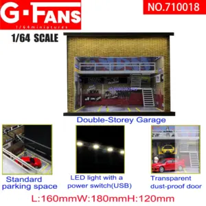 1:64 Scale Mini Car Garage Display Case 57 S8274ed5b51964310a51c39a798b017ae3 17
