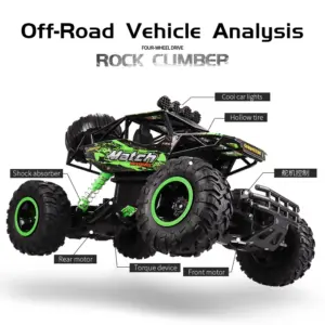 ZWN 1:12 Off-Road 4WD RC Car with LED Lights 26 S8290c4b2eeac4f96bf084882351300654