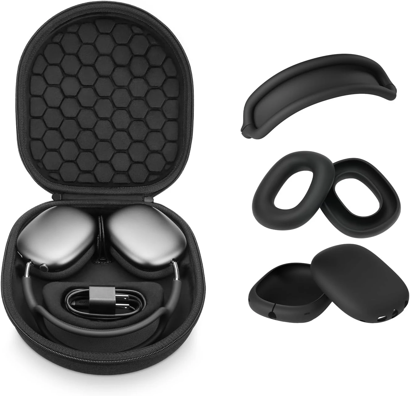 Smart Case for AirPods Max Headphones with Silicone Covers 7 Smart Case for AirPods Max Headphones with Silicone Covers - Image 7