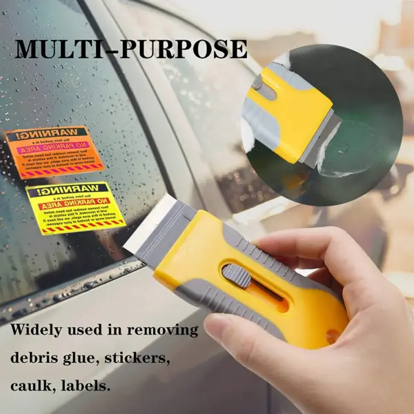 Glass Oven Razor Scraper with Changeable Blade - Image 2