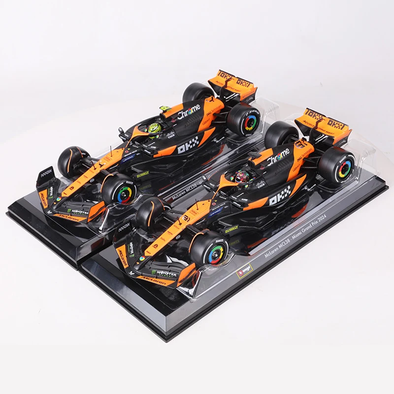 Burago 1:24 McLaren F1 MCL38 Miami Model Car 2 Burago 1:24 McLaren F1 MCL38 Miami Model Car - Image 2