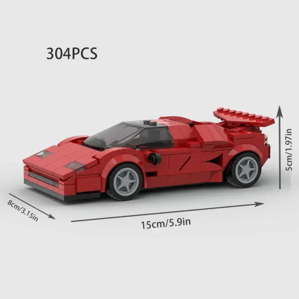 Stylized Building Block Toy Car - Image 14
