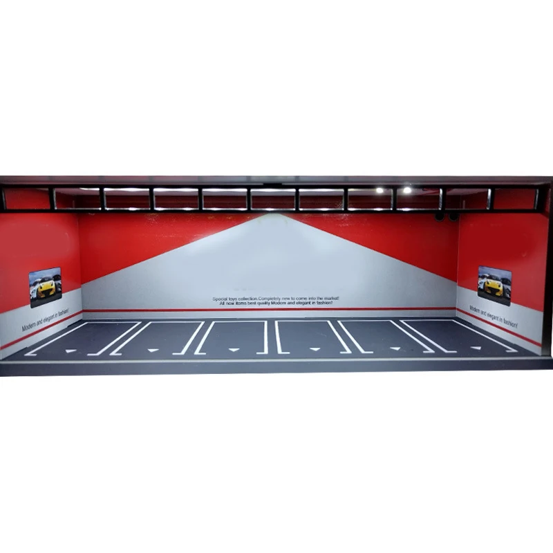 1/64 Scale LED Double-Deck Car Garage Diorama 6 1/64 Scale LED Double-Deck Car Garage Diorama - Image 6