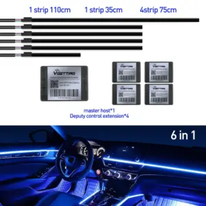 RGB Car Ambient Light Symphony Lamp 27 S8358f83c04f246b59beae652f6717f2a7