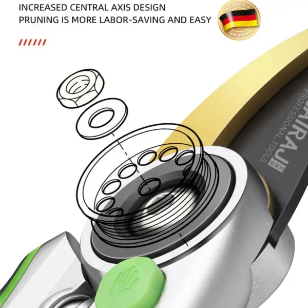 Bypass Pruning Shears with Ergonomic Grip - Image 5
