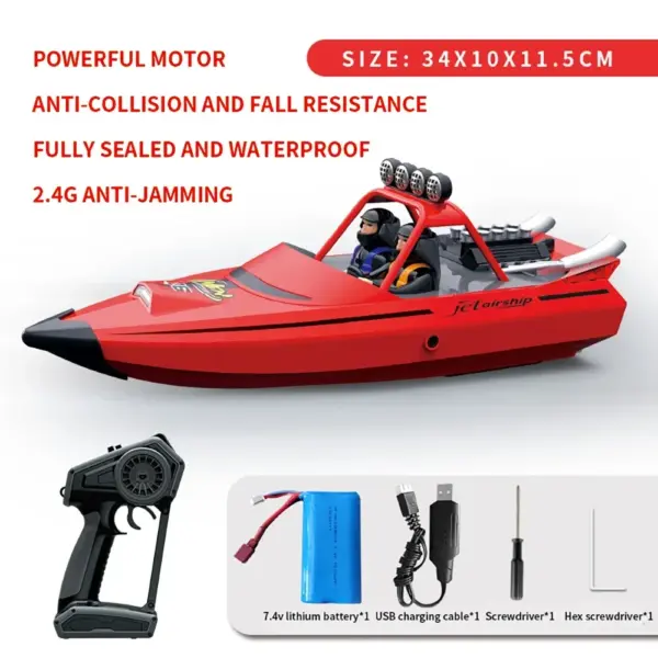 TY725 Turbojet RC Boat with Remote Control - Image 8