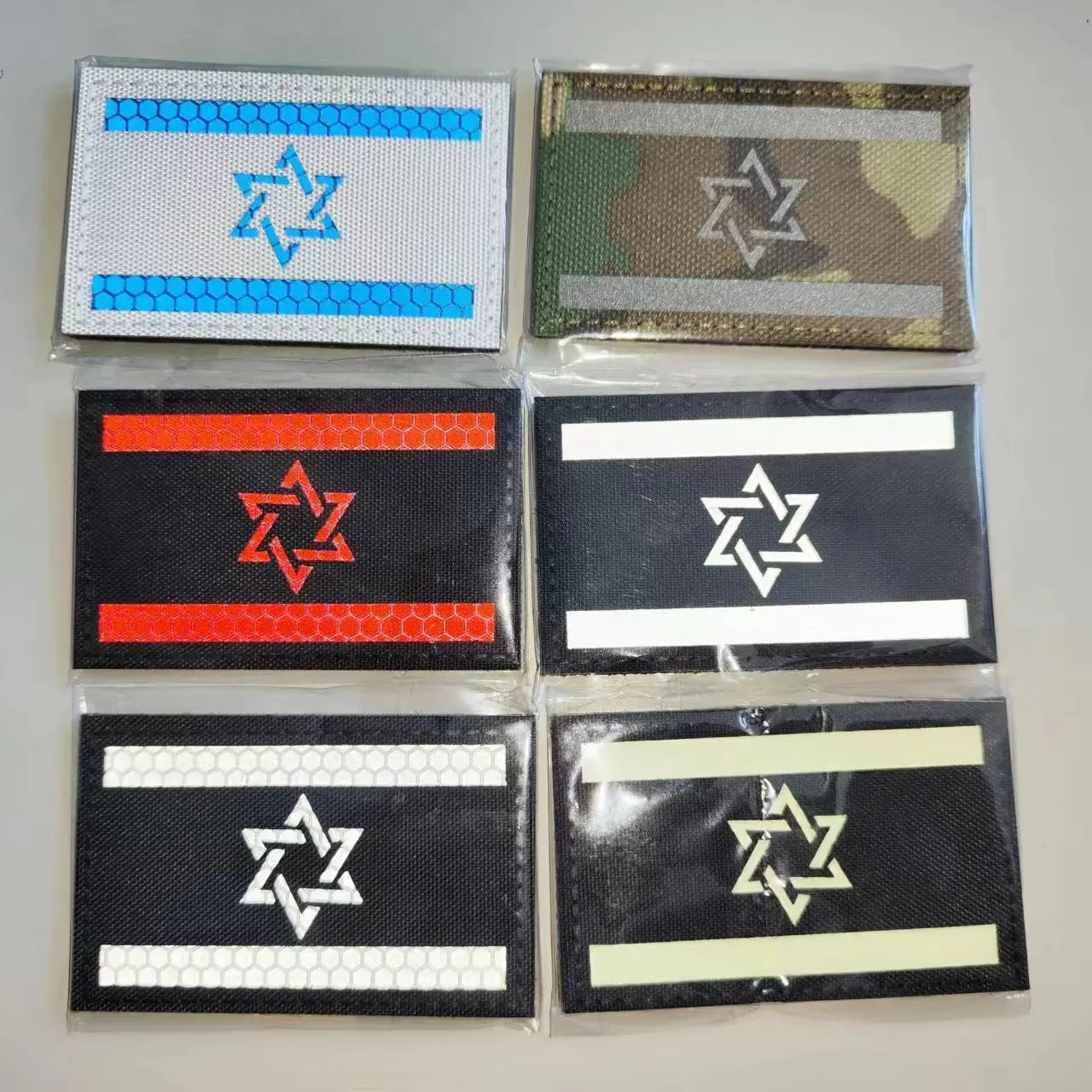 Israel Flag Embroidered Tactical Patch 2 Israel Flag Embroidered Tactical Patch - Image 2