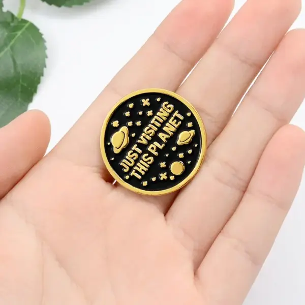 Outer Space Enamel Pin Badge for Fashion Backpacks - Image 5