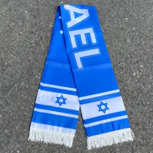 Custom Israel Football Fan Scarf 15x150cm 9 S8515df96a98b44ef80edf94a671c0bb8w