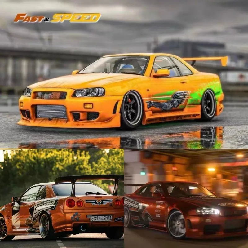 Skyline R34 Z-Tune 1:64 Die-Cast Model Car 25 Skyline R34 Z-Tune 1:64 Die-Cast Model Car - Image 25