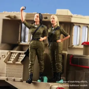 1/72 Israeli Female Soldier Model Set (2pcs) 11 S858d97d8117b465687024bed54cfdbeeW