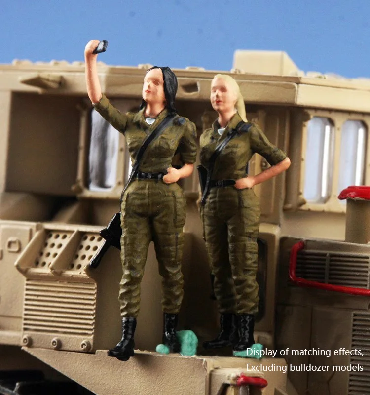 1/72 Israeli Female Soldier Model Set (2pcs) 6 1/72 Israeli Female Soldier Model Set (2pcs) - Image 6