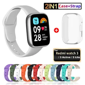 Redmi Watch 3/Active/Lite Silicone Strap Replacement