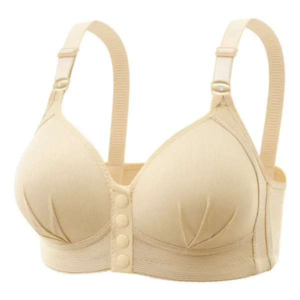 Large Front Buckle Push-Up Women's Bra - Image 7