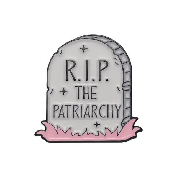 Feminist Enamel Pin Custom Girl Power Brooch - Image 13