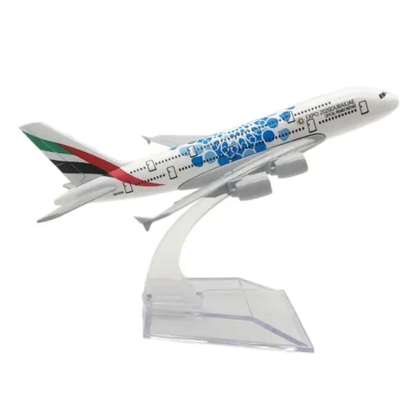 Diecast Airbus A380 Model on Stand - Image 6