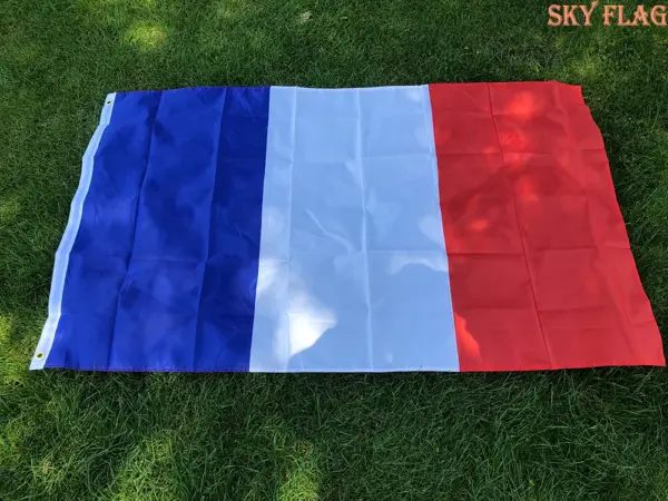 France Flag 90x150cm Polyester Hanging Banner - Image 2
