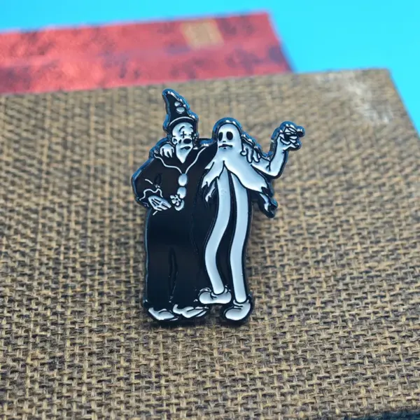 Dark Joker and Ghost Enamel Pins Set - Image 3
