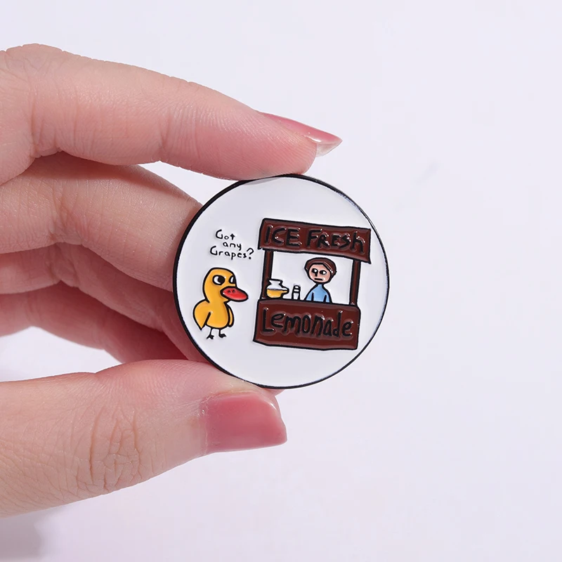 Funny Cartoon Duck Enamel Pins for Kids and Friends 2 Funny Cartoon Duck Enamel Pins for Kids and Friends - Image 2