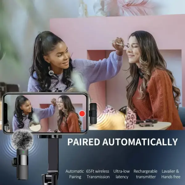 K9 Wireless Lavalier Microphone for iPhone and Android - Image 3