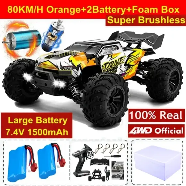 4WD High-Speed Off-Road RC Car 80KM/H - Image 8