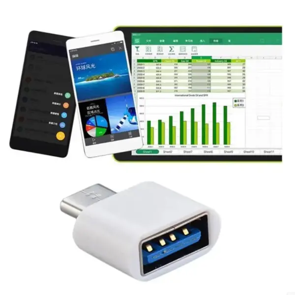 USB Type-C to USB-A Adapter Set of 4 - Image 3