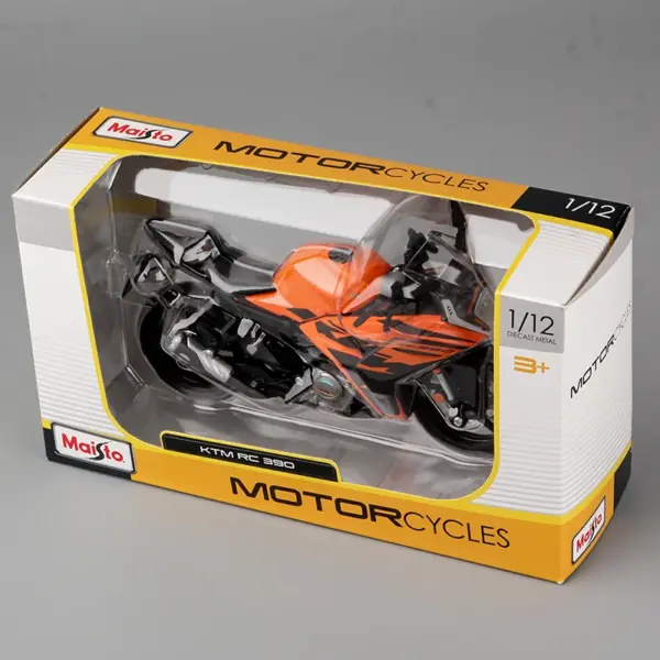 Maisto 1:12 KTM RC 390 Motorcycle Model - Image 6