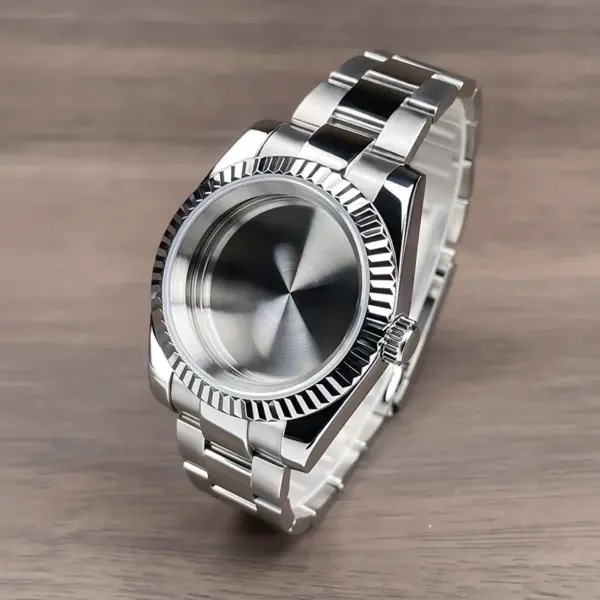 Fluted Bezel Watch Case for NH35 NH36 Movement - Image 19