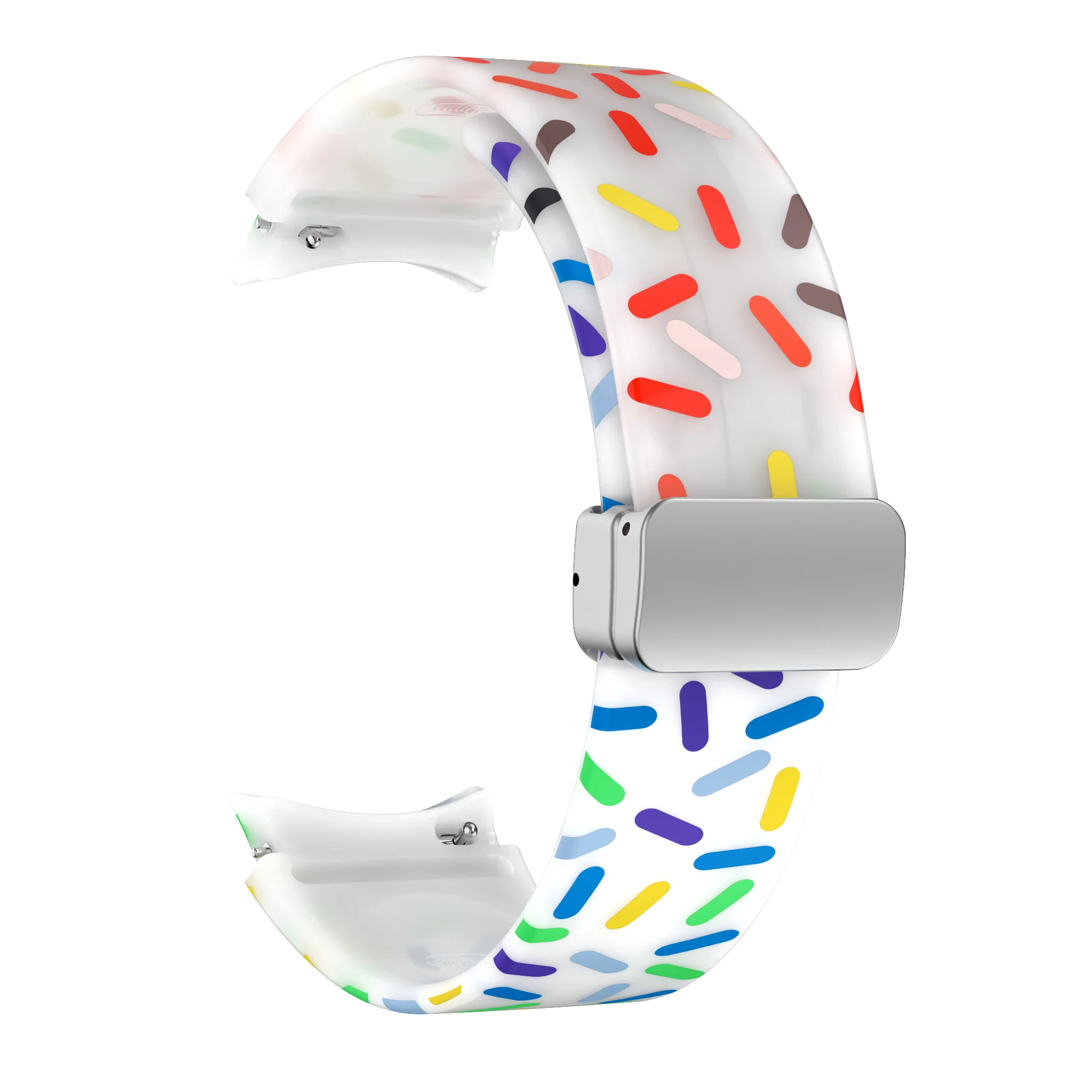 Magnetic D Buckle Silicone Strap for Galaxy Watch 12 Magnetic D Buckle Silicone Strap for Galaxy Watch - Image 12