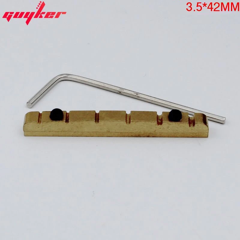 Adjustable Guitar Brass Nut for LP ST Models 2 Adjustable Guitar Brass Nut for LP ST Models - Image 2