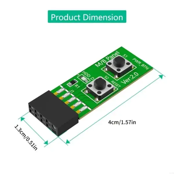 10Pin Motherboard Switch Tester Adapter Board - Image 4