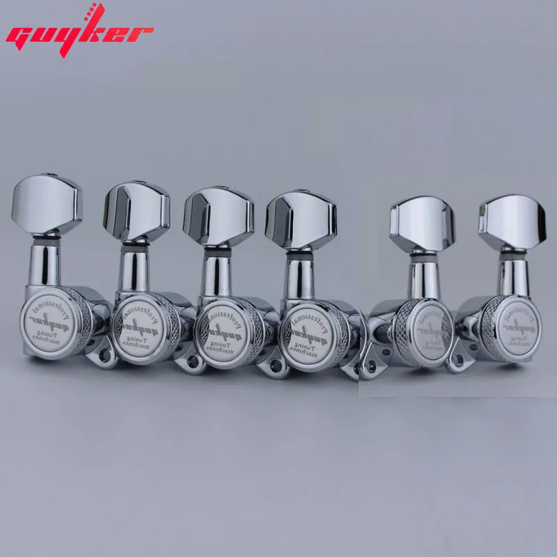 GUYKER 1 Set Chrome Locking Guitar Tuners 2 GUYKER 1 Set Chrome Locking Guitar Tuners - Image 2