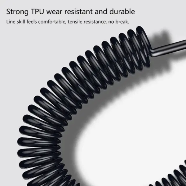 Coiled USB A to USB Type-C Fast Charging Cables - Image 3