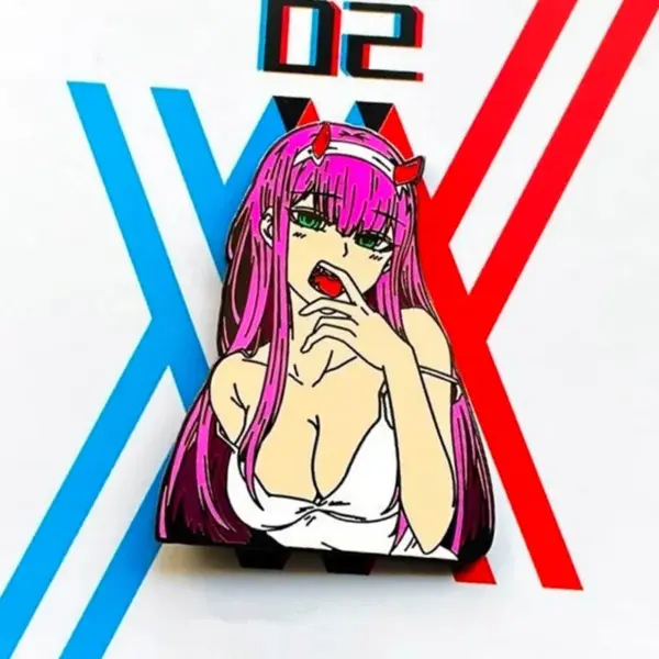 Anime DARLING in the FRANXX Zero Two Brooch Pins - Image 3