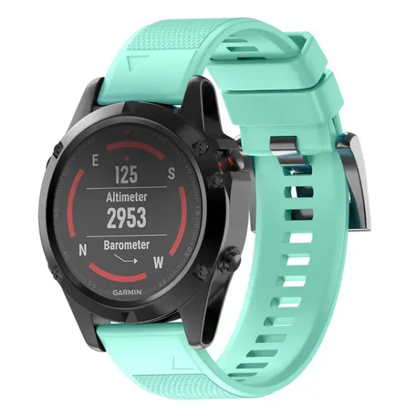 Silicone Watch Strap for Garmin Fenix Series - Image 17