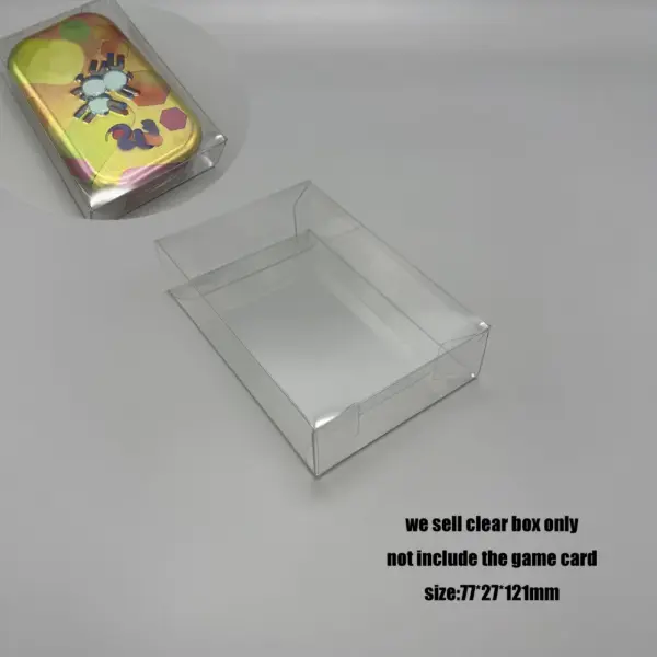 10pcs Transparent PET Display Cases for PTCG Mini Tins - Image 2