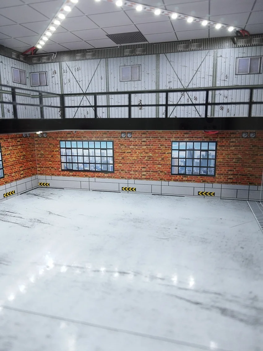 1/64 1/43 Scale Car Garage Diorama Model 12 1/64 1/43 Scale Car Garage Diorama Model - Image 12