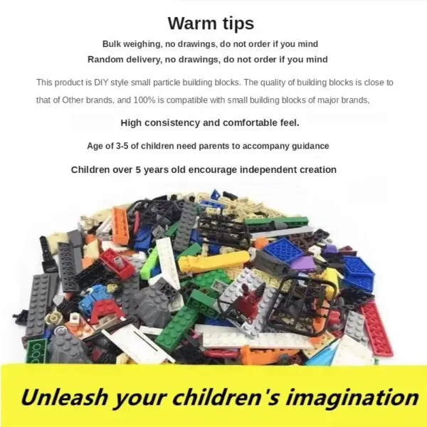 Vibrant Assorted Building Bricks Collection - Image 3