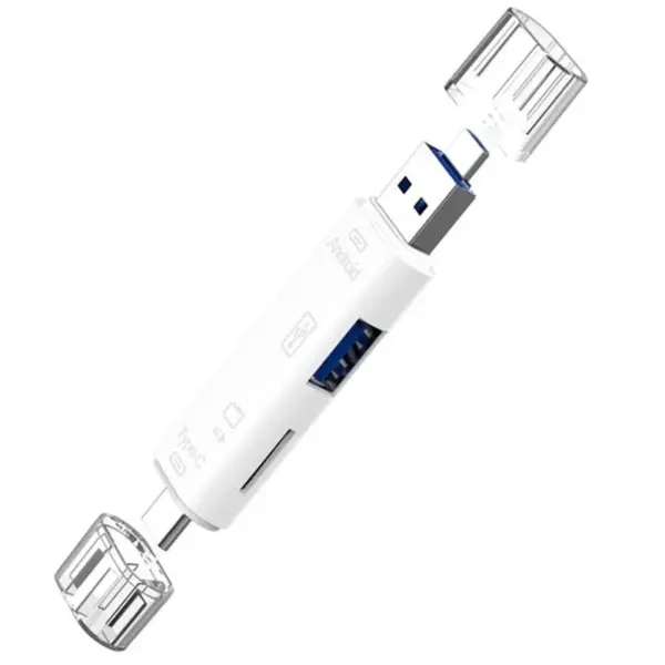 5-in-1 USB Type C Micro USB Card Reader - Image 4