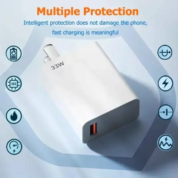 Xiaomi 33W USB Fast Charger with Type C Cable - Image 4