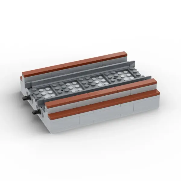 Train Track Bridge Pier Model Building Block - Image 4