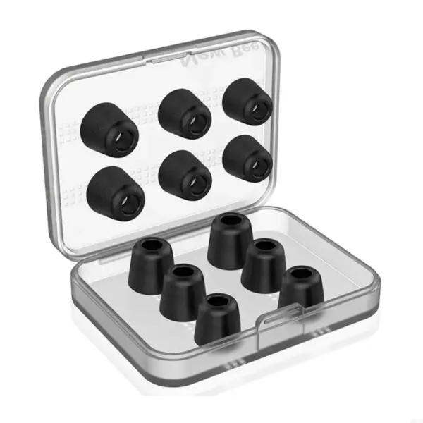 Memory Foam Ear Tips for Earbuds - 3 Pairs Set - Image 11