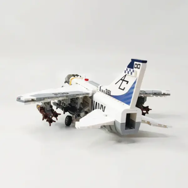 Military Fighter Series A-7 Airplane Building Blocks Set - Image 2