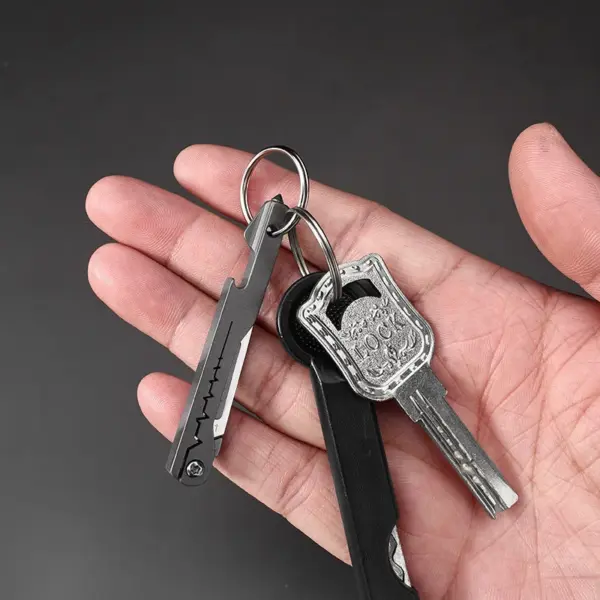 Titanium Alloy 3-in-1 Survival Folding Knife - Image 4