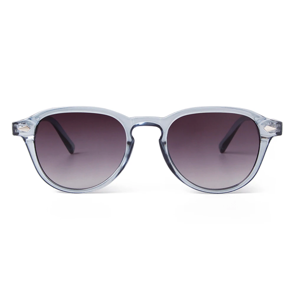Transparent Rivet Round Sunglasses for Women Men 2 Transparent Rivet Round Sunglasses for Women Men - Image 2