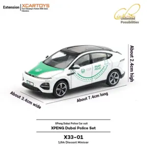 Dubai Police XPeng G9 P7 Diecast Model Set 11 S8aa8e35cf09b46dda2f8d6a34b114b726