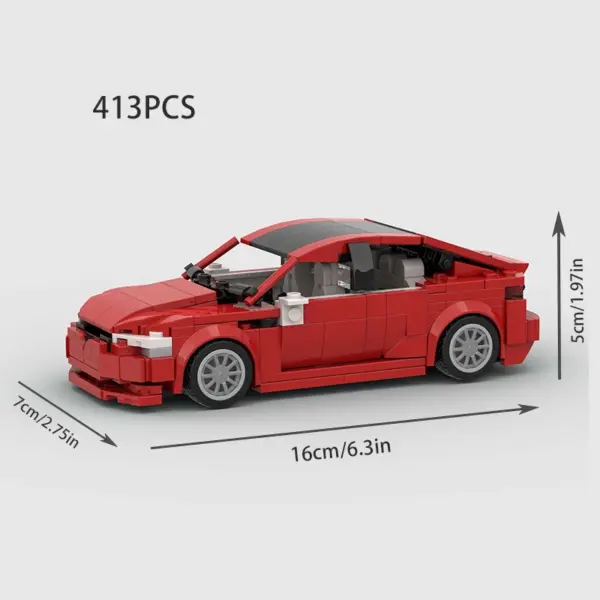 Stylized Building Block Toy Car - Image 32